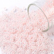 TOHO Round Seed Beads, Japanese Seed Beads, (145L) Ceylon Soft Pink, 8/0, 3mm, Hole: 1mm, about 1110pcs/50g(SEED-XTR08-0145L)