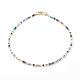 Ожерелья и браслеты из латуни с прозрачным фианитом и прозрачным кубическим цирконием(SJEW-JS01189)-8