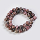 Natural Rhodonite Beads Strands(G-K254-04-10mm)-2