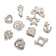 Mixed Shapes 201 Stainless Steel Pendants(STAS-R071-25)-1