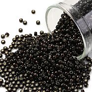 TOHO Round Seed Beads, Japanese Seed Beads, (2205) Silver Lined Root Beer, 11/0, 2.2mm, Hole: 0.8mm, about 1110pcs/10g(X-SEED-TR11-2205)