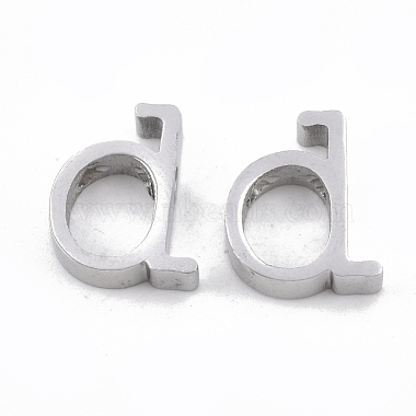 Stainless Steel Color Alphabet Stainless Steel Charms