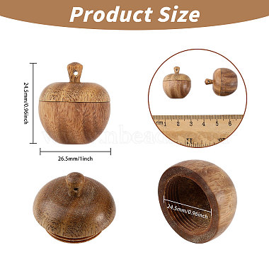 Rosewood Apple Box Jewelry Pendants(WOOD-WH0027-64A)-2