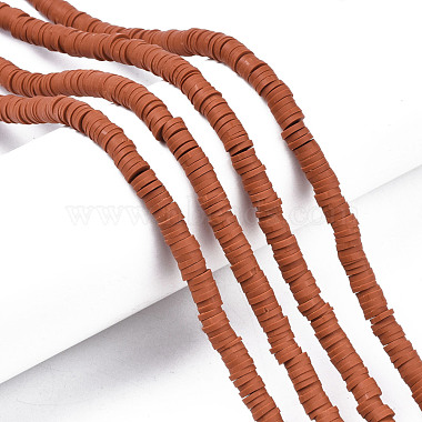 Handmade Polymer Clay Beads Strands(CLAY-R089-6mm-158)-5