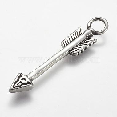 Antique Silver Sports Goods Stainless Steel Pendants