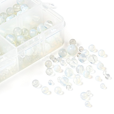 340pcs 4 tailles de perles d'opalite(G-LS0001-28)-2