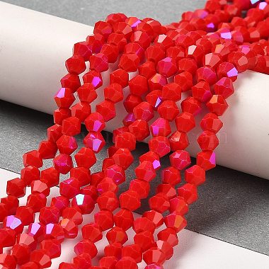 Opaque Solid Color Imitation Jade Glass Beads Strands(EGLA-A039-P4mm-L02)-4