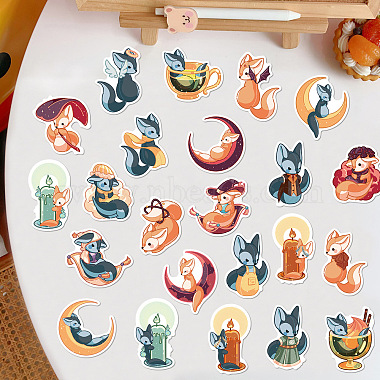 Fox Paper Stickers Set(DIY-M031-41)-6