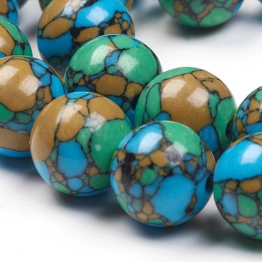 Synthetic Turquoise Beads Strands(X-TURQ-G832-04-10mm)-3