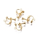 Rack Plated Brass Screw Clip-on Earring Findings(KK-P169-04G)-1
