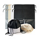 Givenny-EU 8Pcs 4 Colors Blank Non-Woven DIY Craft Drawstring Storage Bags(ABAG-GN0001-10A)-2