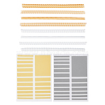 36Pcs 10 Styles Resin Spring Coil & EVA Ring Size Adjuster Sticker, Invisible Ring Size Adjuster, Mixed Color, 100x3.5~5mm, Inner Diameter: 1.4~2.5mm(DIY-FH0008-32)