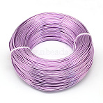 Anodized Aluminum Wire, Bendable Metal Craft Wire, Flexible Craft Wire, for Beading Jewelry Craft Making, Medium Orchid, 20 Gauge, 0.8mm, 300m/500g(984.2 Feet/500g)(AW-S001-0.8mm-22)