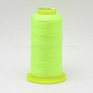 Nylon Sewing Thread, Lawn Green, 0.4mm, about 400m/roll(NWIR-N006-01F2-0.4mm)