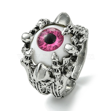 Violet Eye Alloy Finger Rings