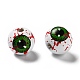 Perles de bois peintes à la bombe d'halloween(WOOD-C002-07)-3