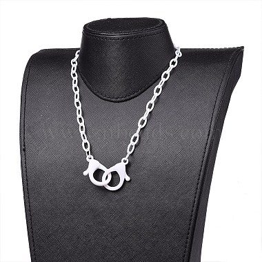 Personalized ABS Plastic Cable Chain Necklaces(NJEW-JN03254-07)-4