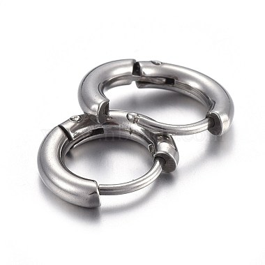 202 Stainless Steel Huggie Hoop Earrings(EJEW-L205-02F-P)-2