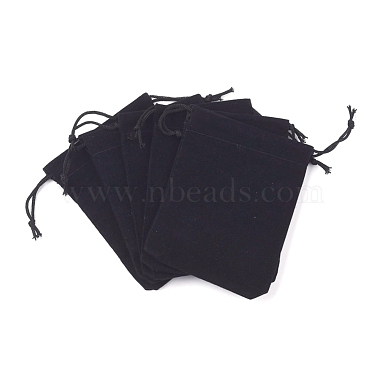 сумки на шнурке из бархатной ткани(X-TP-C001-70X90mm-4)-1