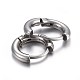 202 Stainless Steel Huggie Hoop Earrings(EJEW-L205-02F-P)-2