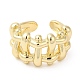 Brass Hollow Open Cuff Rings(RJEW-K089-03G)-1