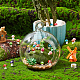 AHADEMAKER 160Pcs 8 Colors Mini Resin Mushroom Figurines(DJEW-GA0001-34)-5