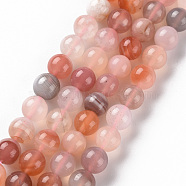 Natural Botswana Agate Beads Strands, Round, 6mm, Hole: 0.7mm, about 62~65pcs/strand, 15.75 inch(40cm)(X-G-S362-103B)