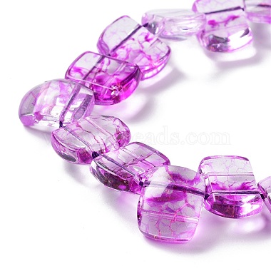 Brins de perles d'imitation de pierres précieuses en verre transparent(GLAA-G105-01C)-4