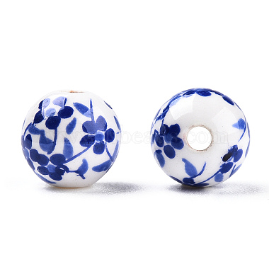 Handmade Porcelain Beads(PORC-E021-02B)-3