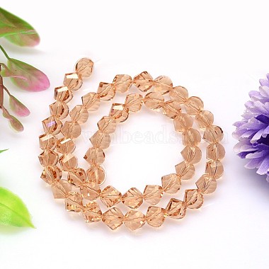 Faceted Polyhedron Imitation Austrian Crystal Bead Strands(G-M183-10mm-18A)-2