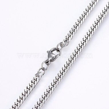 304 из нержавеющей стали Снаряженная цепи ожерелья(NJEW-P226-05P-01)-2