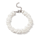 Natural Shell Fragment Irregular Beaded Bracelet & Necklace & Anklet(SJEW-JS01264)-3