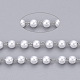 Handmade ABS Plastic Imitation Pearl Beaded Chains(CHS-T003-01P)-1