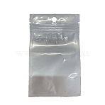 Rectangle Plastic Zip Top Bags, Smell Proof Resealable Bags for Party Favor Food Lipgloss Jewelry Storage, White, 10x7cm(OPP-H003-02A)