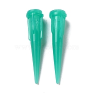 18G TT Plastic Needles, Dispensing Tips for Refilling Glue Fluid Precisely, Cyan, 3x0.127cm, Inner Diameter: 0.084cm(TOOL-WH0130-98I)