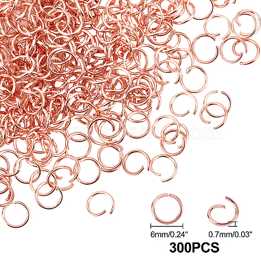unicraftale 300шт. 304 соединительные кольца из нержавеющей стали(STAS-UN0029-56)-5