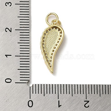 micro cuivres ouvrent pendentifs de zircons(KK-Q808-28G)-3