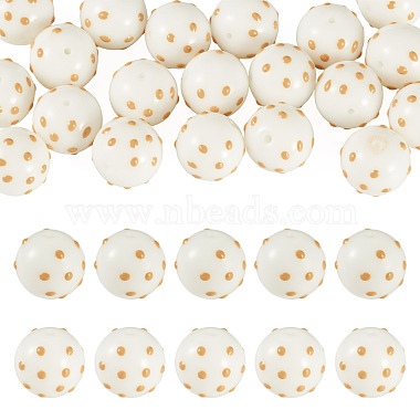 20Pcs Handmade Bumpy Lampwork Beads(LAMP-TA0002-36)-1