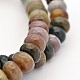 Perles rondelles naturelles d'agate indienne(G-M135-04)-1