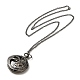 Alloy Glass Pendant Pocket Necklace(WACH-S002-13B)-2