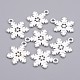 Tibetan Style Alloy Snowflake Pendants(TIBEP-EA115Y-S-FF)-1