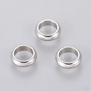 304 Stainless Steel Beads, Ring, Stainless Steel Color, 7x2mm, Hole: 5mm(X-STAS-E038-2)