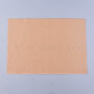 Flat PU Leather Strip, DIY Leather Craft Strips Supplies, Rectangle, Chocolate, 210x300mm(DIY-WH0181-23I)