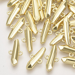 Alloy Links connectors, Bullet Shape, Light Gold, 17x8x3mm, Hole: 1mm(X-PALLOY-N150-42)