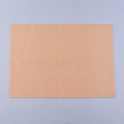 Flat PU Leather Strip, DIY Leather Craft Strips Supplies, Rectangle, Chocolate, 210x300mm(DIY-WH0181-23I)