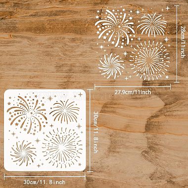 Large Plastic Reusable Drawing Painting Stencils Templates(DIY-WH0202-398)-2