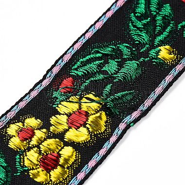 Ethnic Style Embroidery Cotton Ribbon(OCOR-XCP0001-74)-4