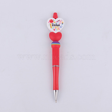 Red Plastic Pens & Pencils
