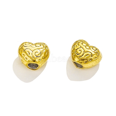 Golden Heart 304 Stainless Steel Beads