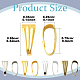 200個の鉄製スナップオンベイル(IFIN-YW0003-74G)-3
